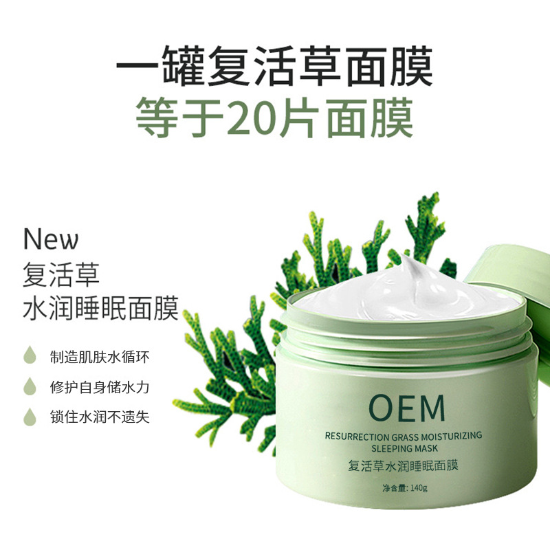 安科丽_复活草睡眠面膜OEM